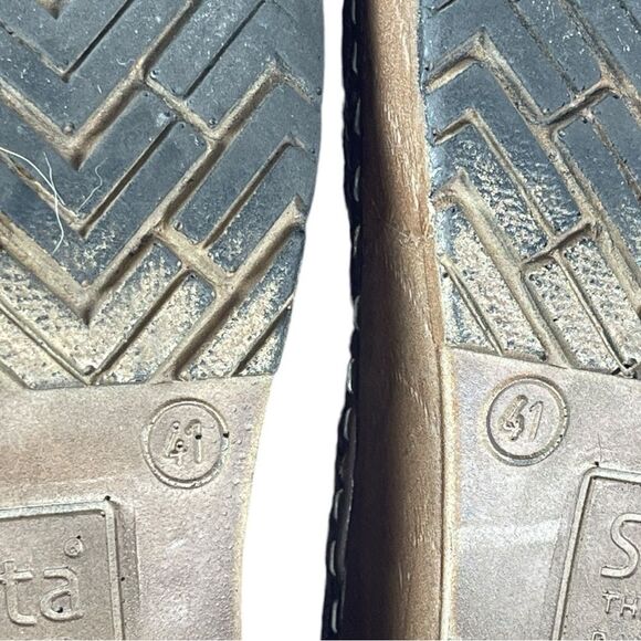 Sanita Danish Woven Green Tweed Nursing Work Clogs Women's Size 41 - Picture 7 of 10